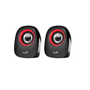 PARLANTE GENIUS PARLANTES SP-Q160 PORTÁTIL ROJA 