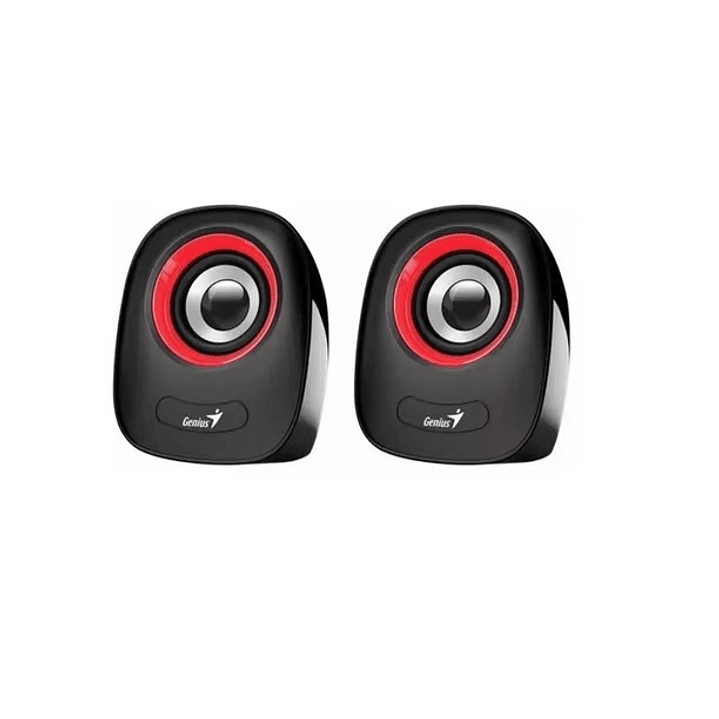 PARLANTE GENIUS PARLANTES SP-Q160 PORTÁTIL ROJA  2