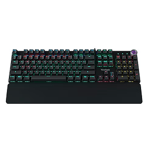 TECLADO MECÁNICO RGB CON APOYA MUÑECAS GAMER KU535 VIEWSONIC