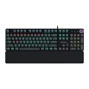 TECLADO MECÁNICO RGB CON APOYA MUÑECAS GAMER KU535 VIEWSONIC