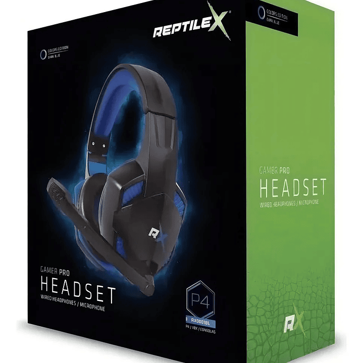 AUDIFONO GAMER REPTILEX Rx0001bl Azul 1