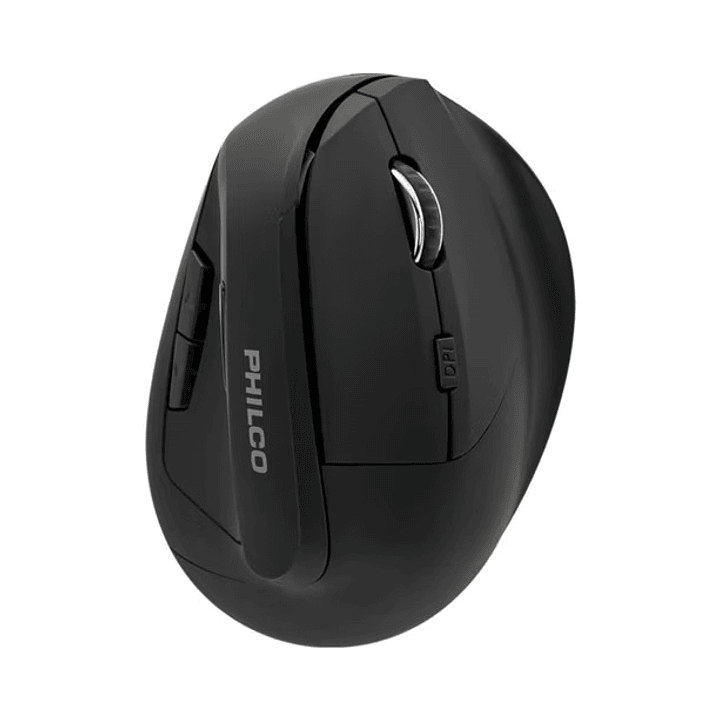 MOUSE INALAMBRICO Usb VERTICAL 6b 1600dpi BLACK Pro 3