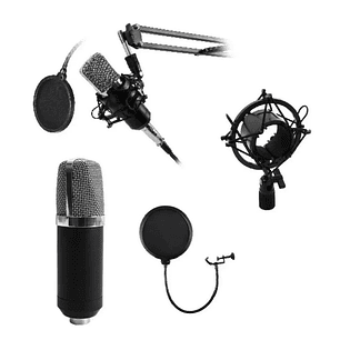 KIT MICROFONO CONDENSADOR STREAMING PHILCO 26Plckit67