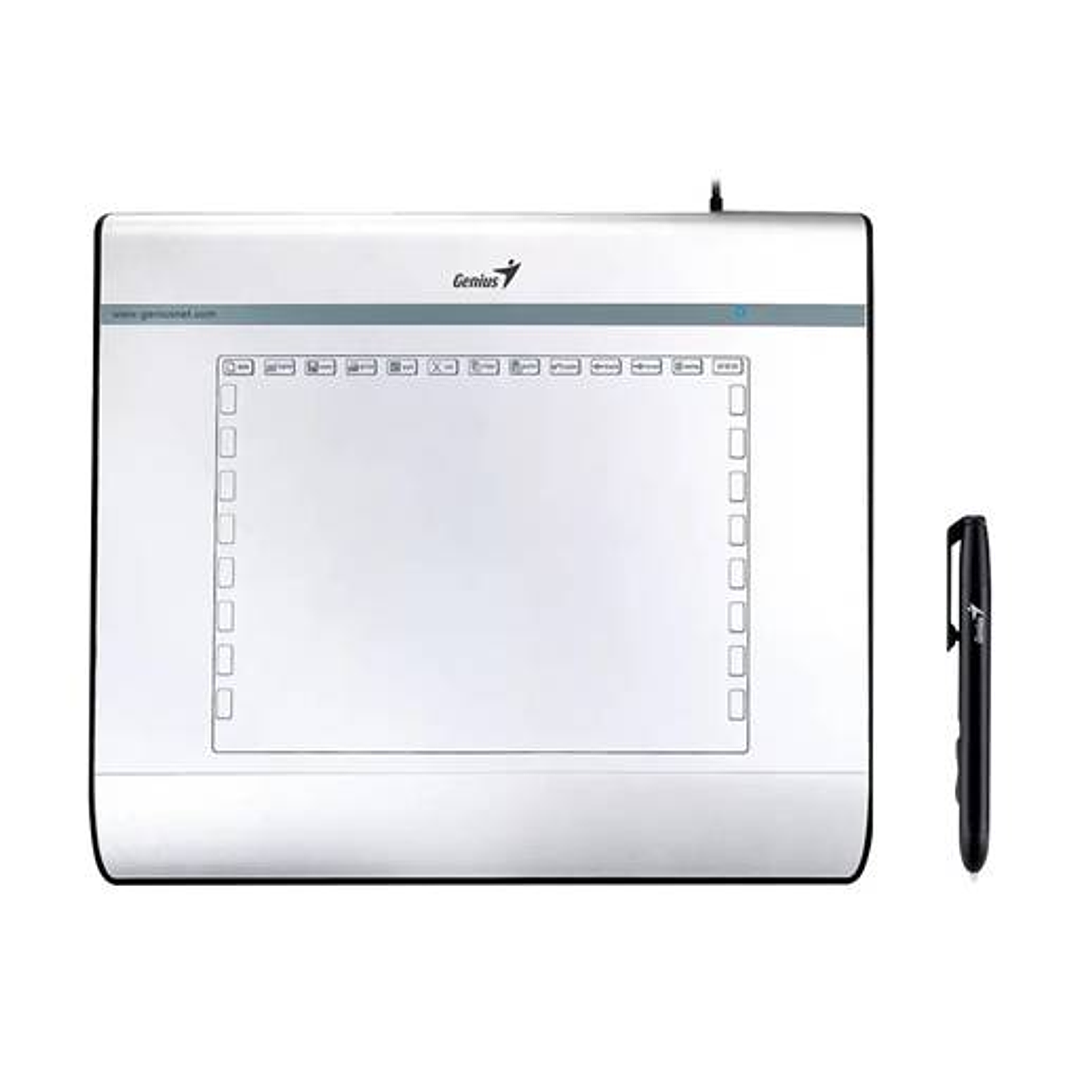 TABLETA GRAFICA  MOUSEPEN I608X ALAMBRICO USB BLANCO GENIUS 2