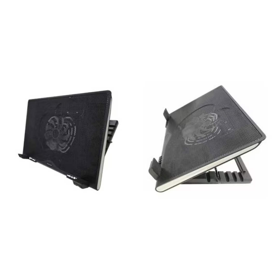 VENTILADOR COOLER NOTEBOOK AJUSTABLE NEGRO TECNOLAB 2