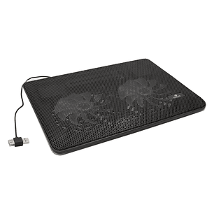 VENTILADOR NOTEBOOK METALICO DOBLE VENTILADOR ULTRA 15.6