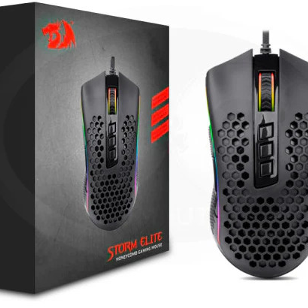 MOUSE GAMER STORM ELITE M988 BLACK REDRAGON 1
