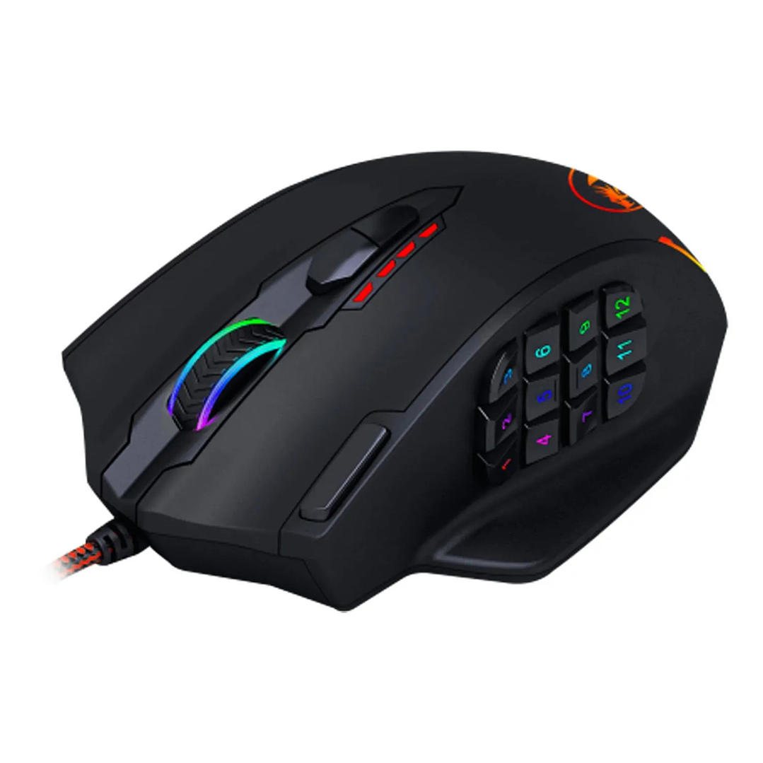 MOUSE GAMER  IMPACT M908 REDRAGON 19 Botones 3