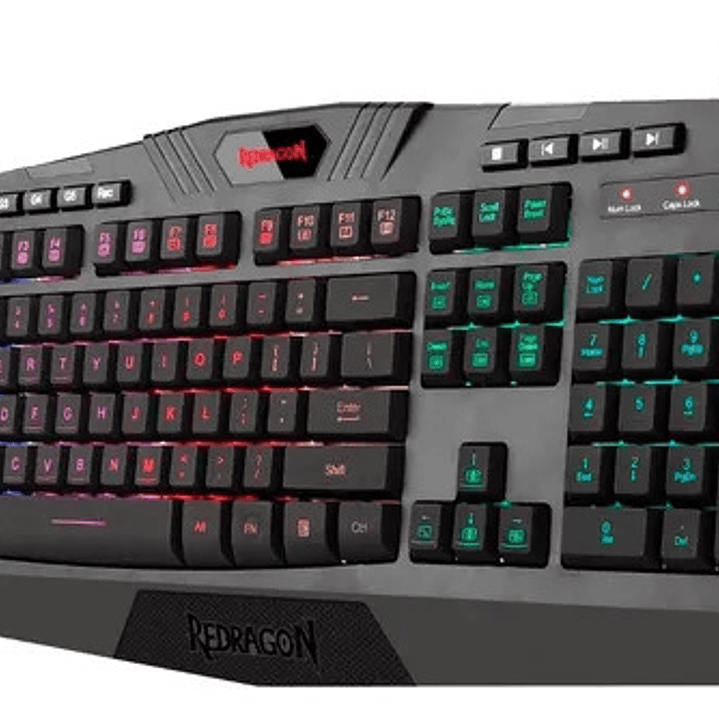 TECLADO GAMER REDRAGON HARPE PRO ANTI-GHOSTING Full Rgb 2