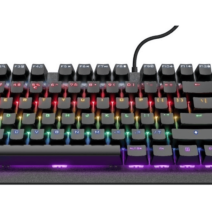 TECLADO MECANICO GAMER Tkl TRUST GXT 834 CALLAZ ESPAÑOL Bk 2