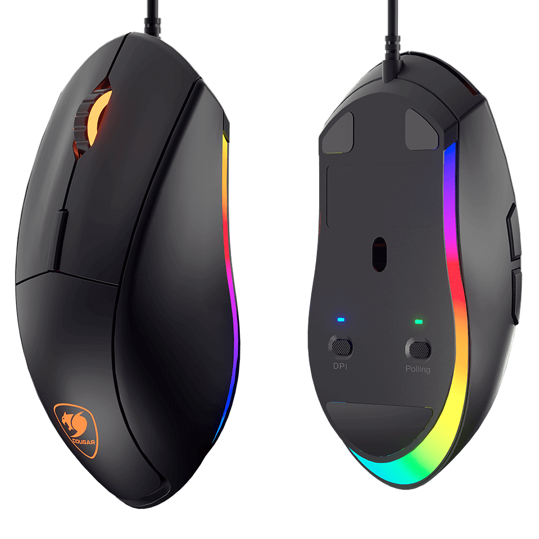 Mouse Gamer Cougar Minos XT, Óptico, 6 Botones, 4000 DPI, RGB, Negro 3