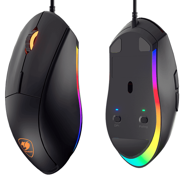Mouse Gamer Cougar Minos XT, Óptico, 6 Botones, 4000 DPI, RGB, Negro 3