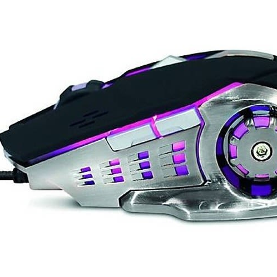 Mouse Gamer Reptilex 5 3600 Dpi Retroiluminado Color Negro 3