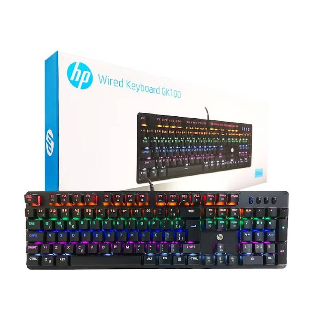 Teclado Mecanico Gamer HP Gk100 RGB  1
