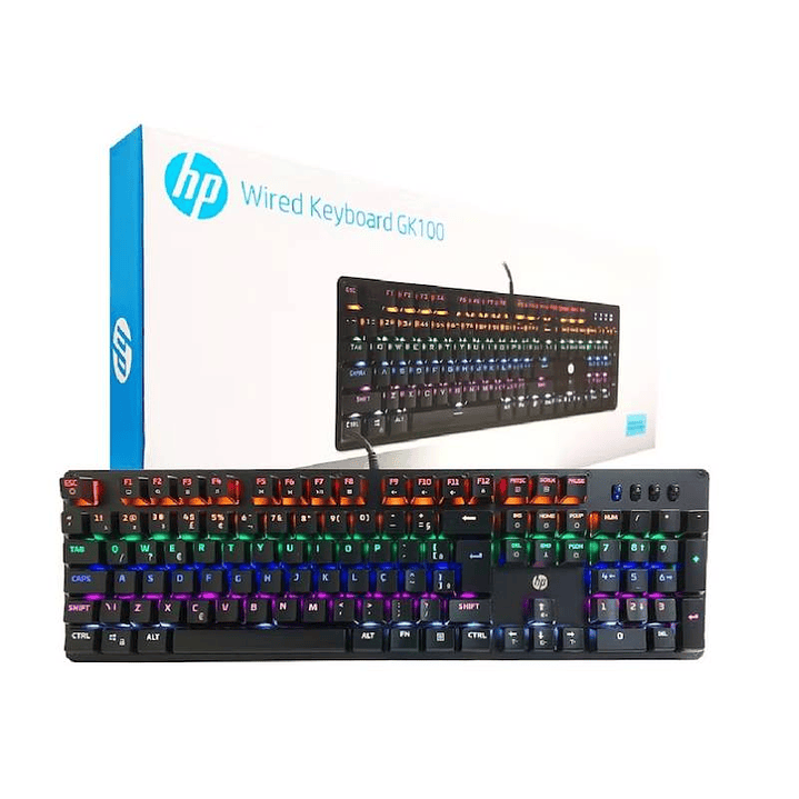 Teclado Mecanico Gamer HP Gk100 RGB  1