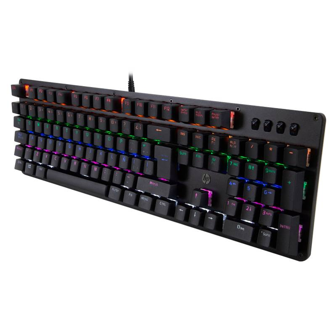 Teclado Mecanico Gamer HP Gk100 RGB  2