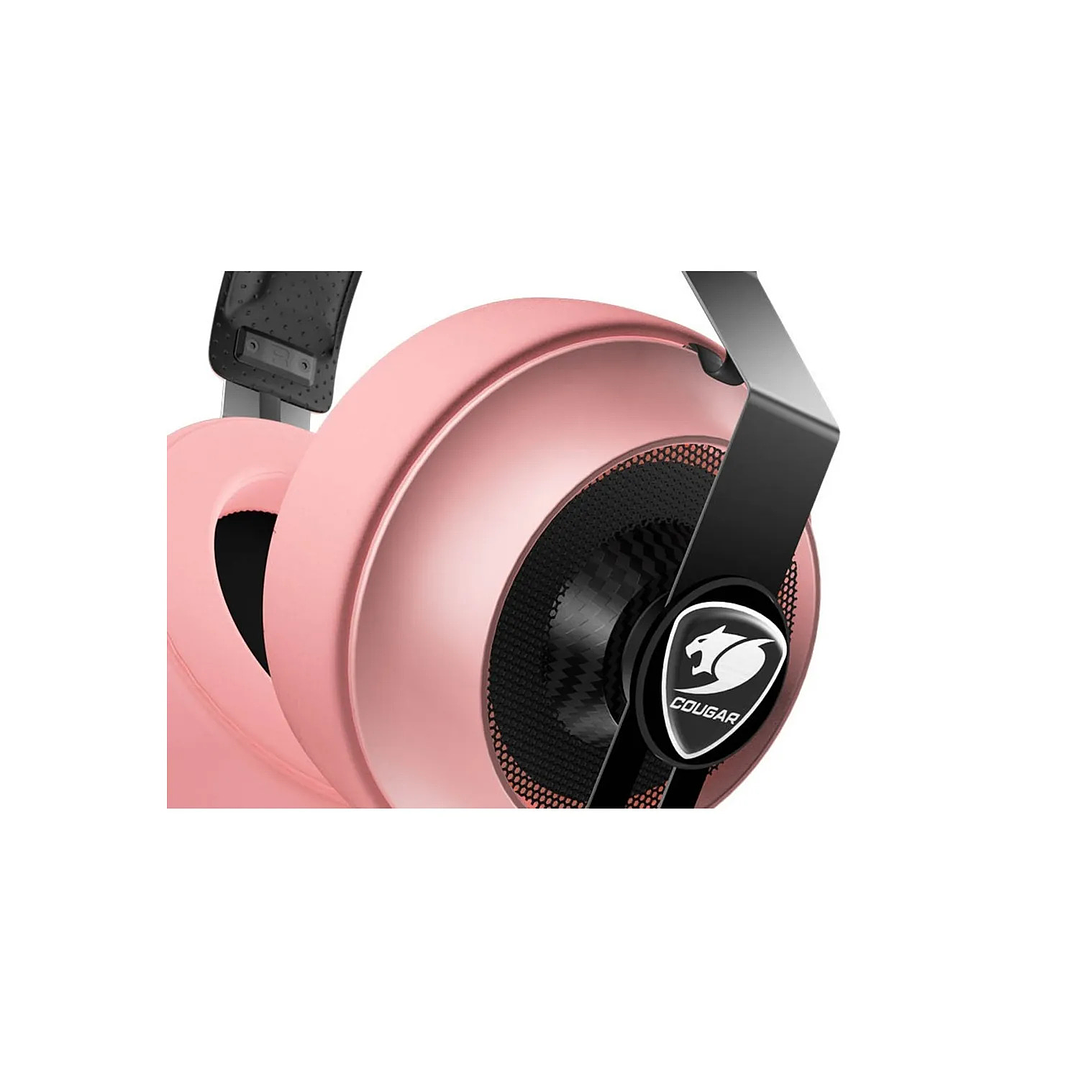 Audifonos Cougar Phontum Essential Rosa 53mm Multiplataforma 3