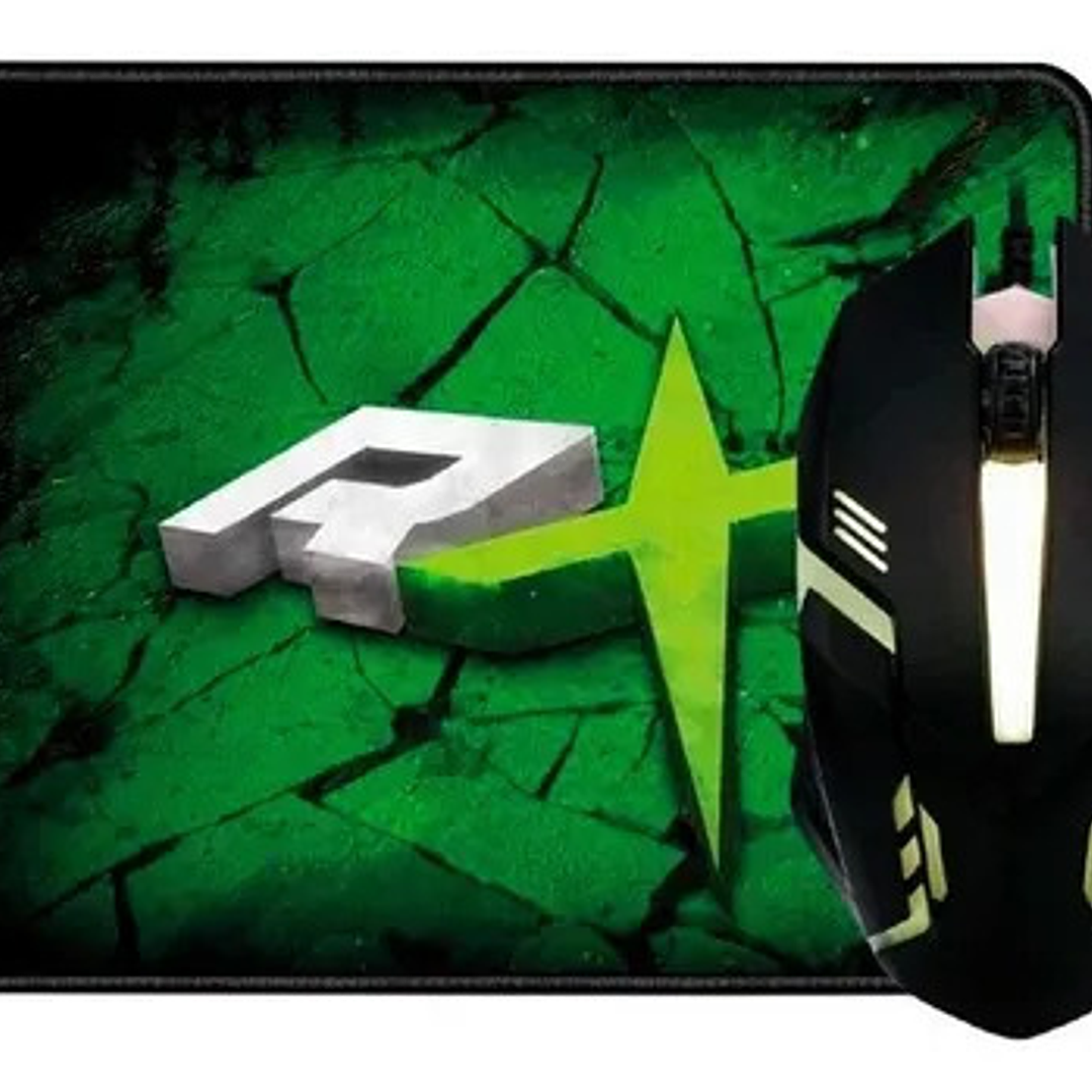 Kit Gamer Mouse + Mouse Pad REPTILEX 2