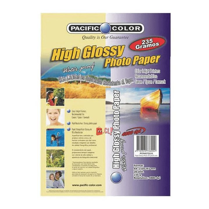 Papel Fotográfico Premium 235G High Quality - Pack 20 Hojas 1