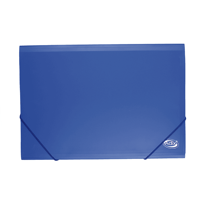CARPETA PLASTICA C/ ELASTICO AZUL ADIX 1