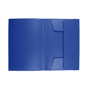 CARPETA PLASTICA C/ ELASTICO AZUL ADIX