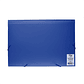CARPETA PLASTICA C/ ELASTICO AZUL ADIX - Miniatura 3