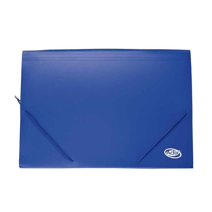 CARPETA PLASTICA C/ ELASTICO AZUL ADIX 4