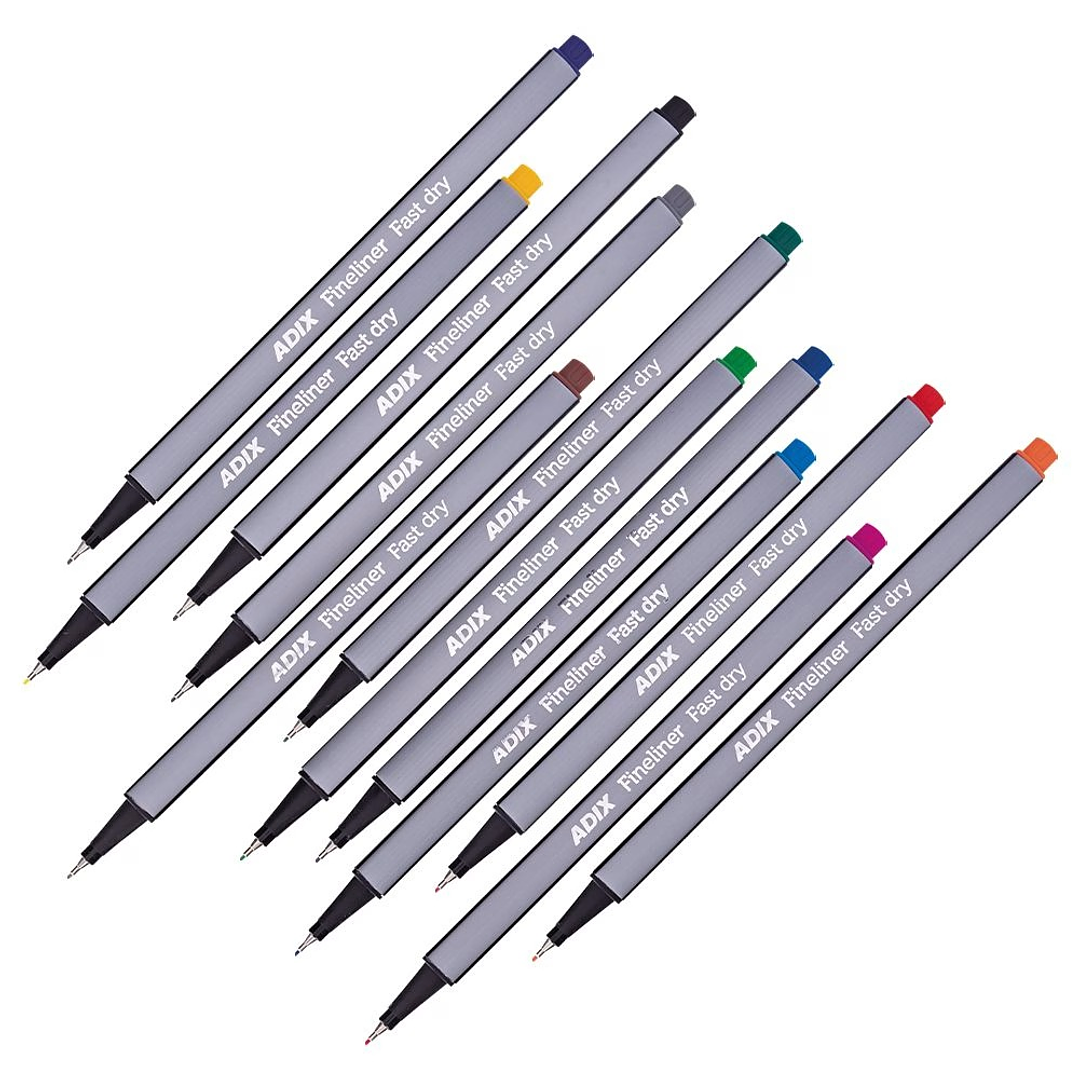 LAPIZ FINELINER TRIANGULAR FAST DRY 12 UNID. ADIX 4