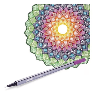 Lápices Fineliner Triangular 48 Colores Adix