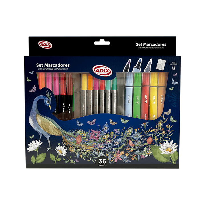 SET MARCADORES 36 UNIDADES ADIX 1