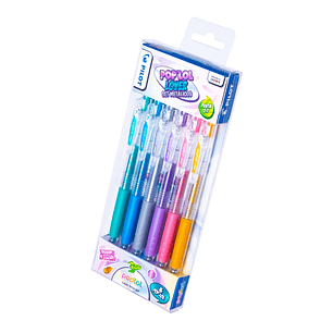 Set Lápices Gel Pop´lol metalicos 6 unidades pilot