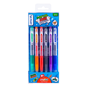 Set Lápices Gel Pop´lol set clasicos 6 unidades pilot