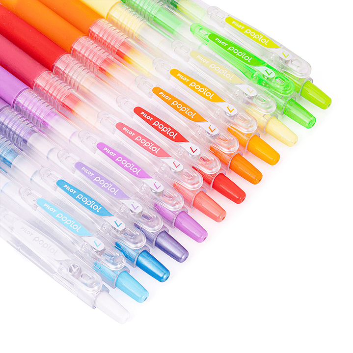 Set Lápices Gel Pop´lol 0.7 Candy 12 unidades pilot 4