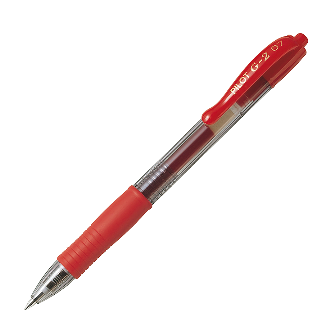 Lápiz Gel G-2 0.7 Rojo Pilot 1