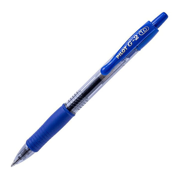 Lápiz Gel G-2    1.0 Azul Pilot 1
