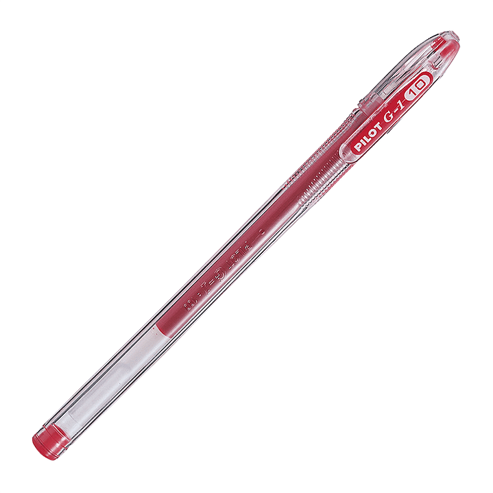 Lápiz Gel G-1    1.0 Rojo Pilot 1