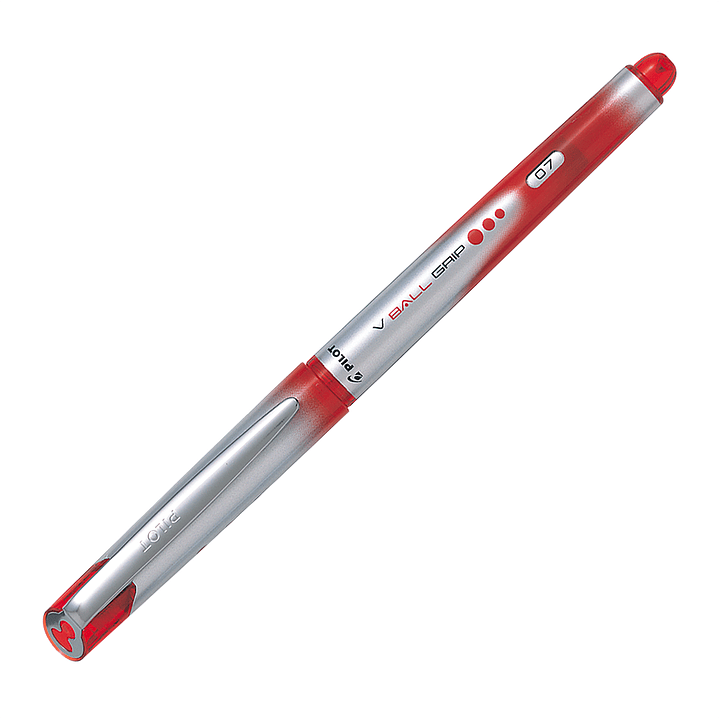 Lápiz Tinta V Ball Grip 0.7 Rojo Pilot 1