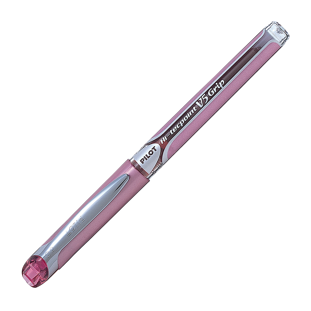 Lápiz Tinta Hi-Tecpoint Grip V5 0.5 Rosado Pilot 1