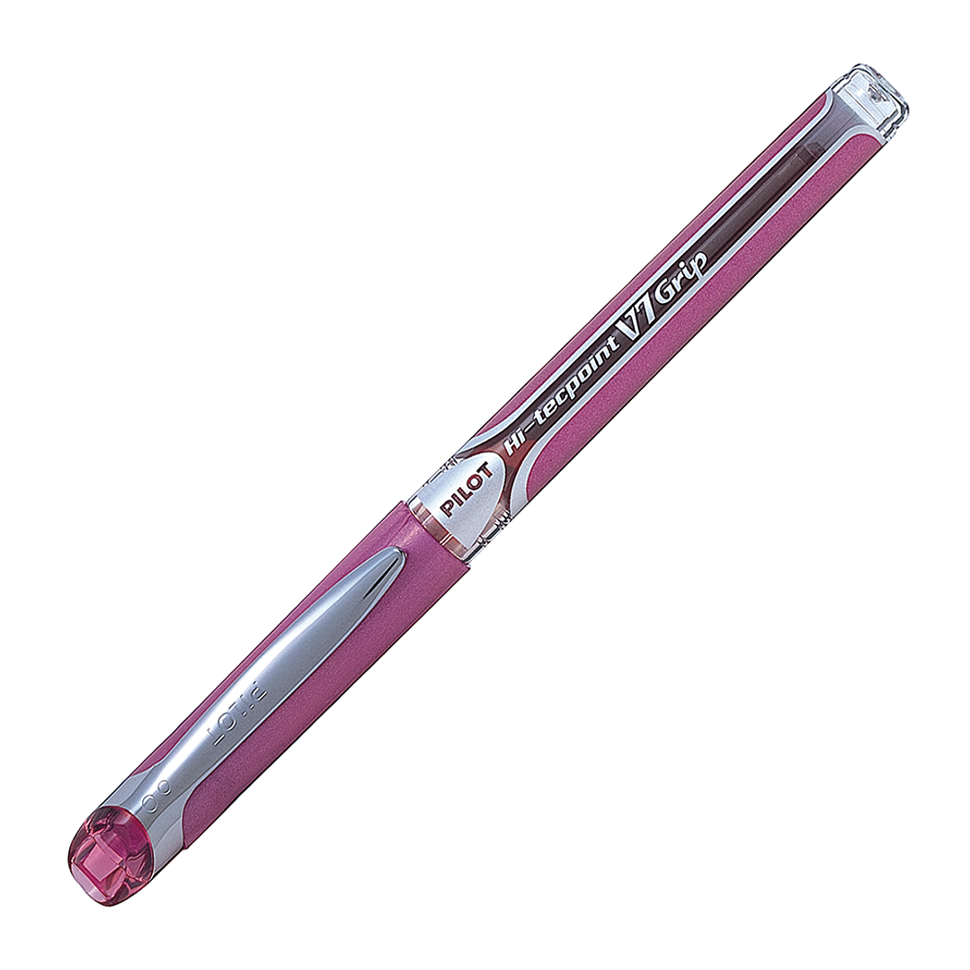 Lápiz Tinta Hi-Tecpoint Grip V7 Rosado Pilot 1