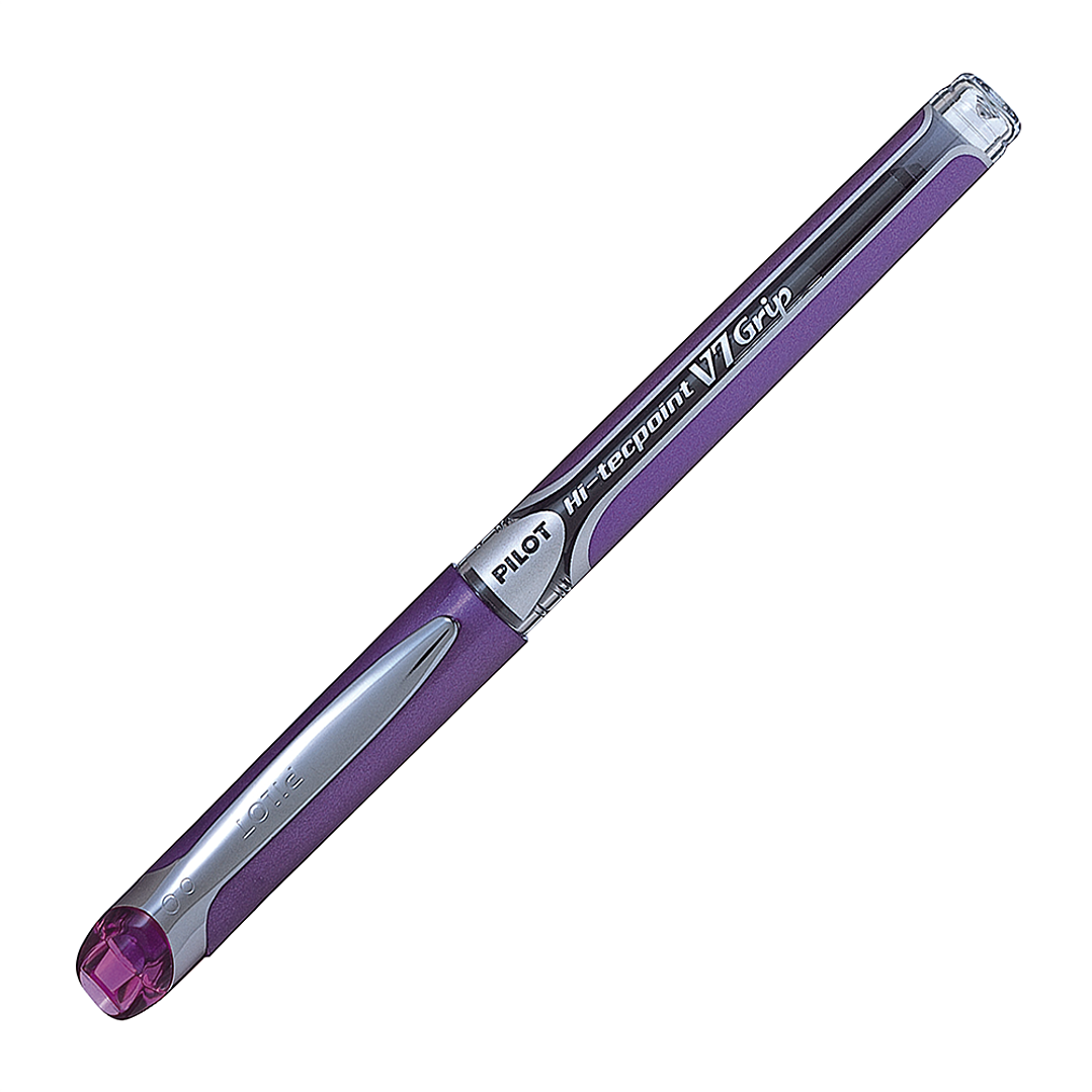 Lápiz Tinta Hi-Tecpoint Grip V7 Morado Pilot 1