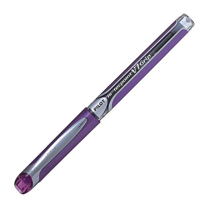 Lápiz Tinta Hi-Tecpoint Grip V7 Morado Pilot 1