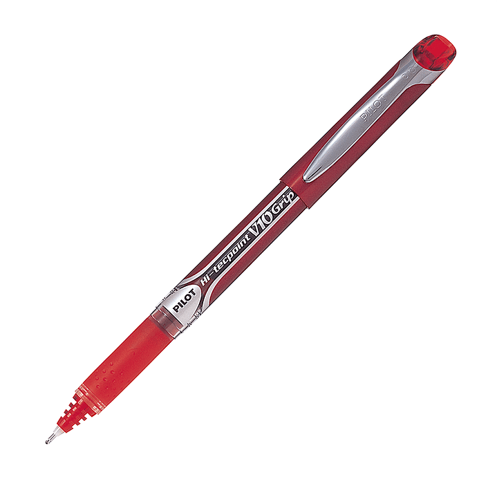 Lápiz Tinta Hi-Tecpoint Grip V10 1.0 Rojo Pilot 1