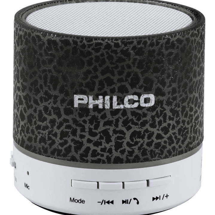 Parlante Bluetooth Usb Led Negro 325wh Philco 1