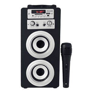 Parlante Bluetooth Karaoke Microfono Philco 757bk