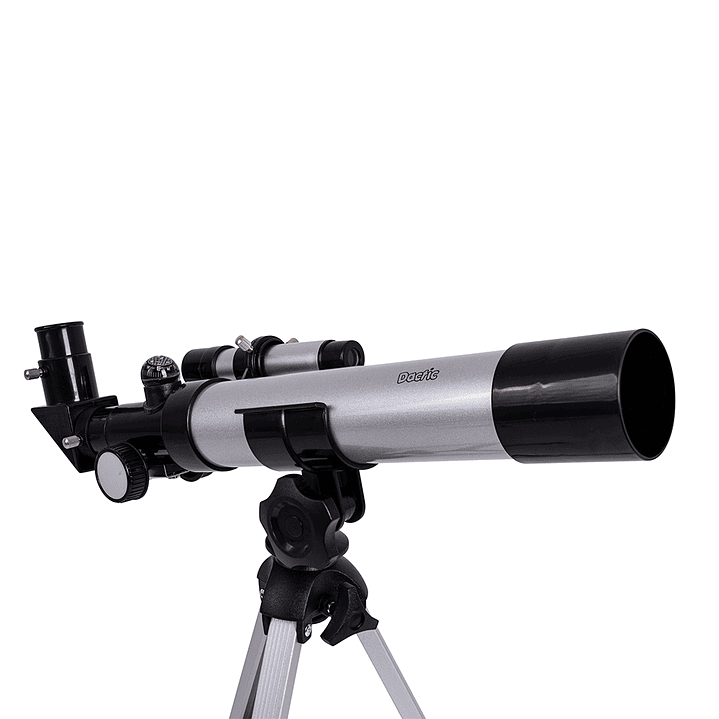Telescopio Aluminio Con Trípode Escolar Dactic +8 Color Gris 3