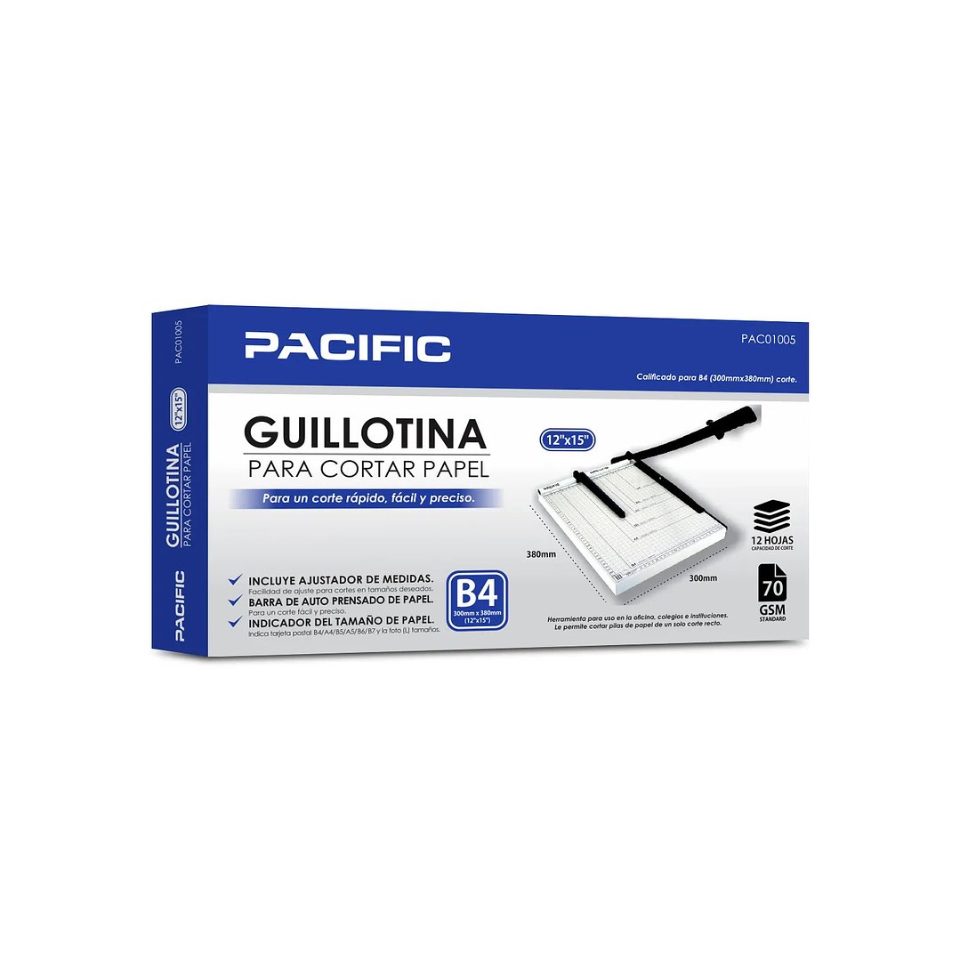 Guillotina 38x33cms Corta Papel 12 Hojas  1