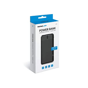 POWER BANK TECNOLAB 10.000 MAH 22.5W SALIDA USB-C Y USB CARGA RÁPIDA TL665