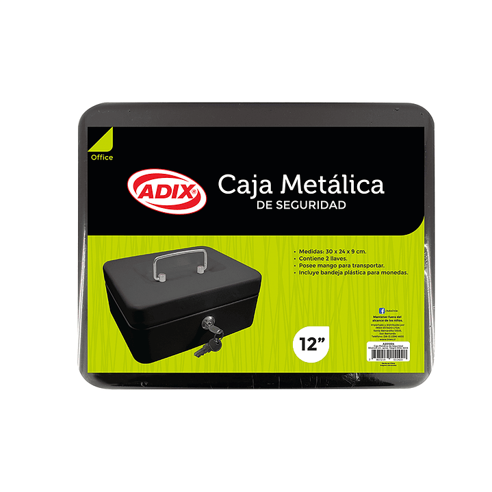 Caja de Seguridad con llave 12