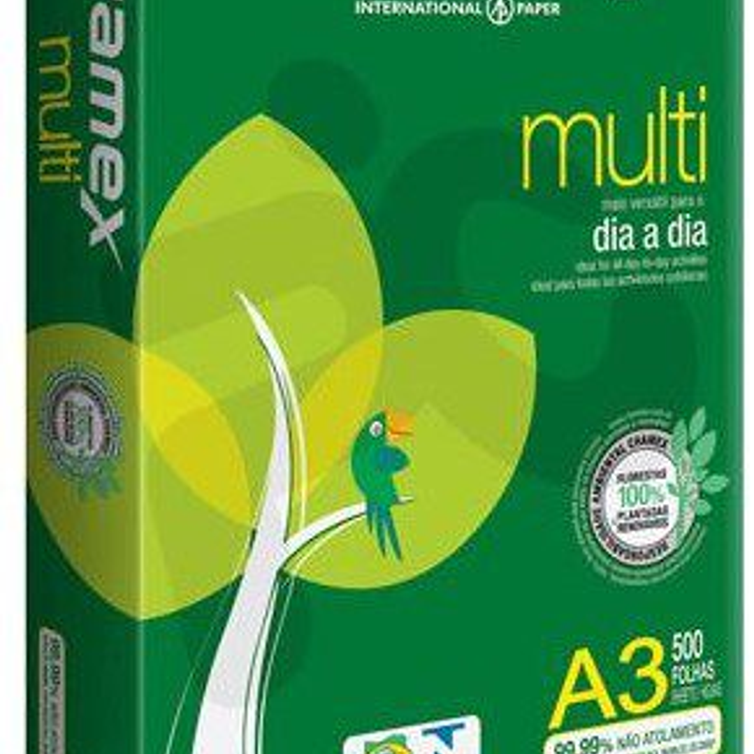 Resma A3 chamex 75Gr X 500 Hojas Papel Bond Blanco 1