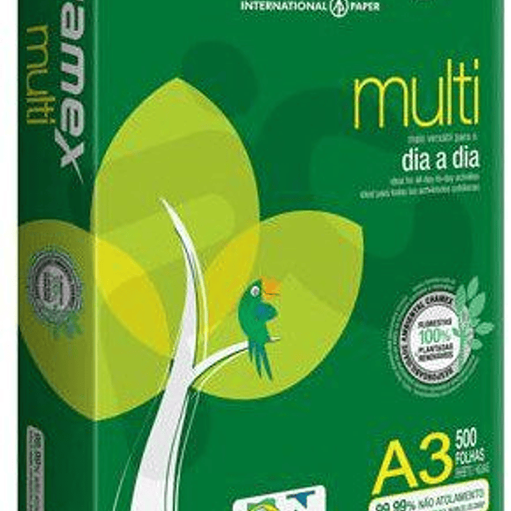 Resma A3 chamex 75Gr X 500 Hojas Papel Bond Blanco 1